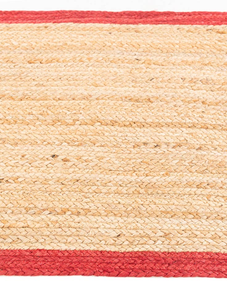 Detail image of  2' x 3'  Hand Braided Jute Rug