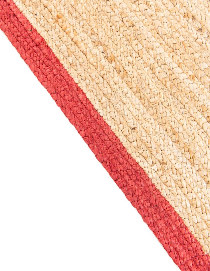 Detail image of  2' x 3'  Hand Braided Jute Rug