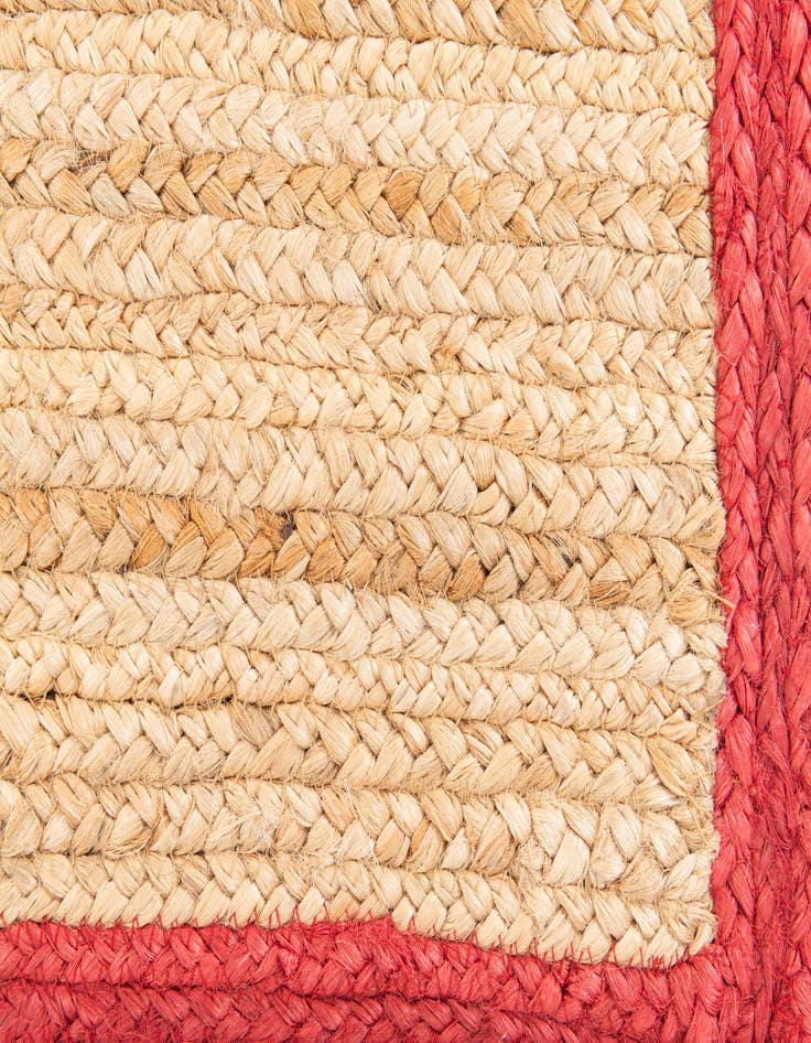 Detail image of  2' x 3'  Hand Braided Jute Rug