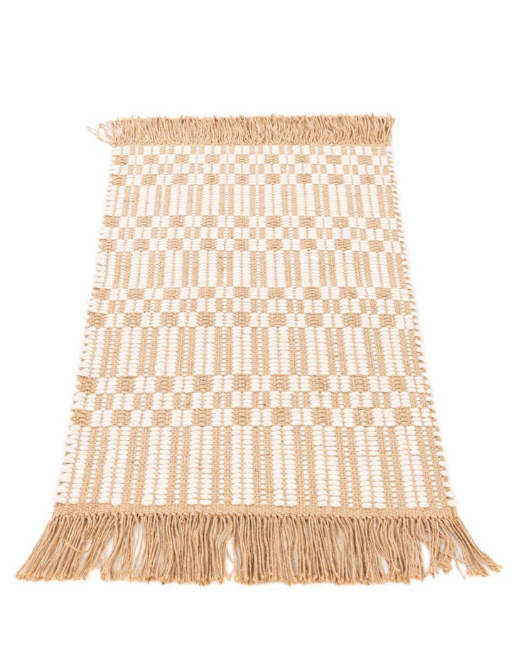 Detail image of  2' 1 x 3' 2 Braided Jute Rug