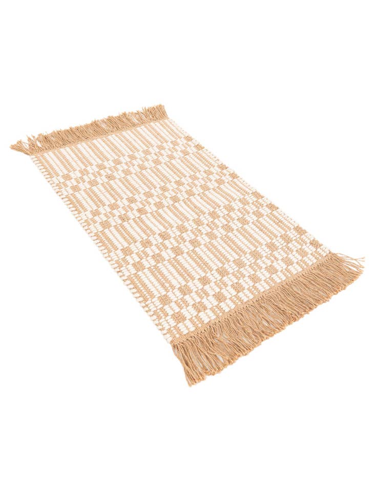 Detail image of  2' 1 x 3' 2 Braided Jute Rug