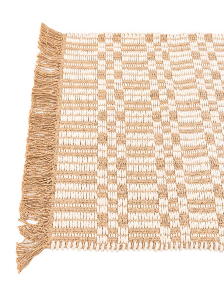 Detail image of  2' 1 x 3' 2 Braided Jute Rug