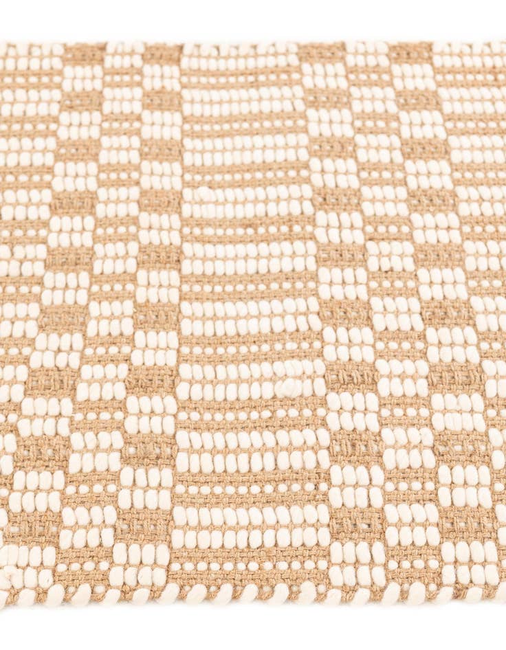 Detail image of  2' 1 x 3' 2 Braided Jute Rug