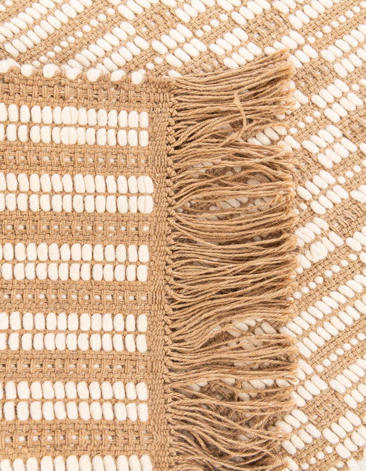 Detail image of  2' 1 x 3' 2 Braided Jute Rug
