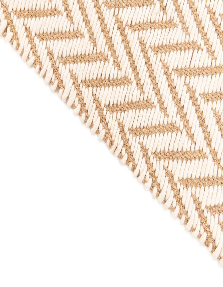 Detail image of  2' 1 x 3' 2  Hand Braided Jute Rug