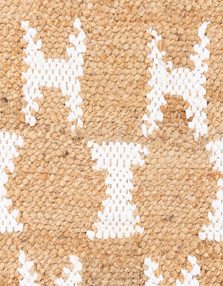 Detail image of 2' x 3' Handmade Braided Jute Rug