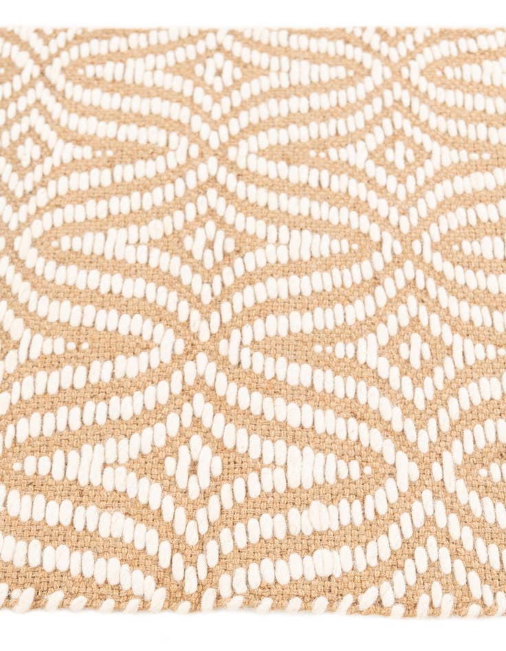 Detail image of  2' 1 x 3' 2  Hand Braided Jute Rug