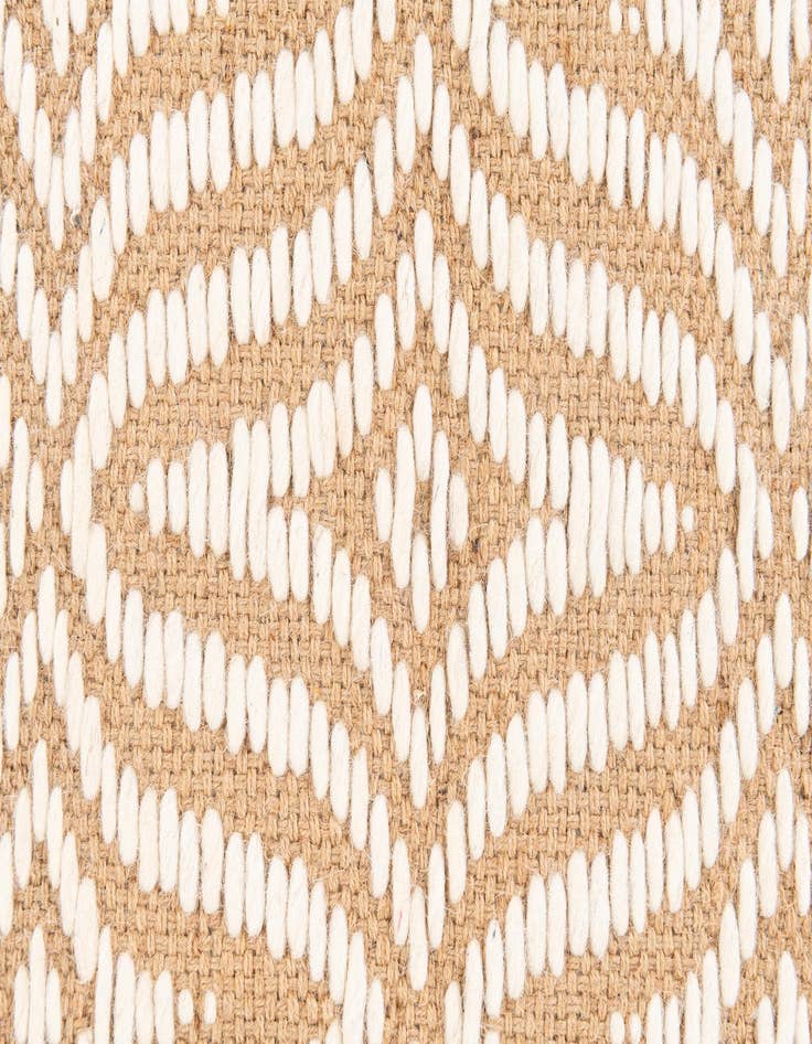 Detail image of  2' 1 x 3' 2  Hand Braided Jute Rug