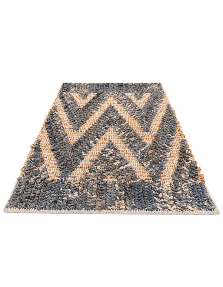 Detail image of  2' x 3'  Hand Braided Jute Rug