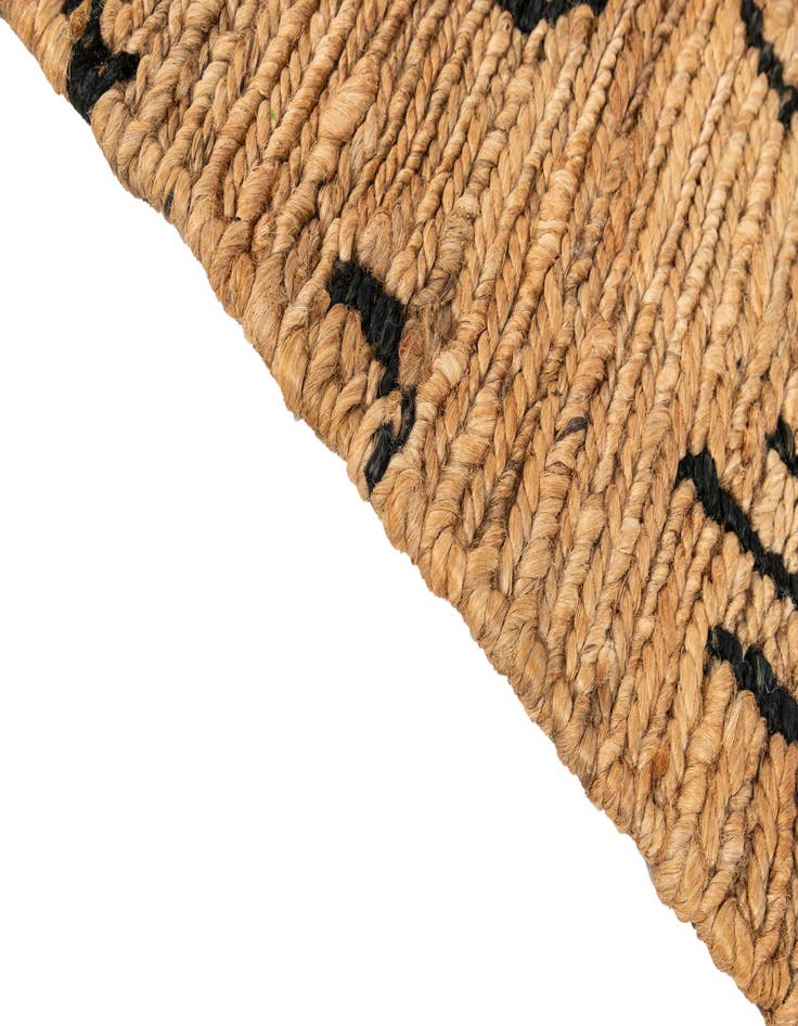 Detail image of  5' 4 x 7' 6 Braided Jute Rug