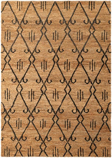  5' 4 x 7' 6 Braided Jute Rug