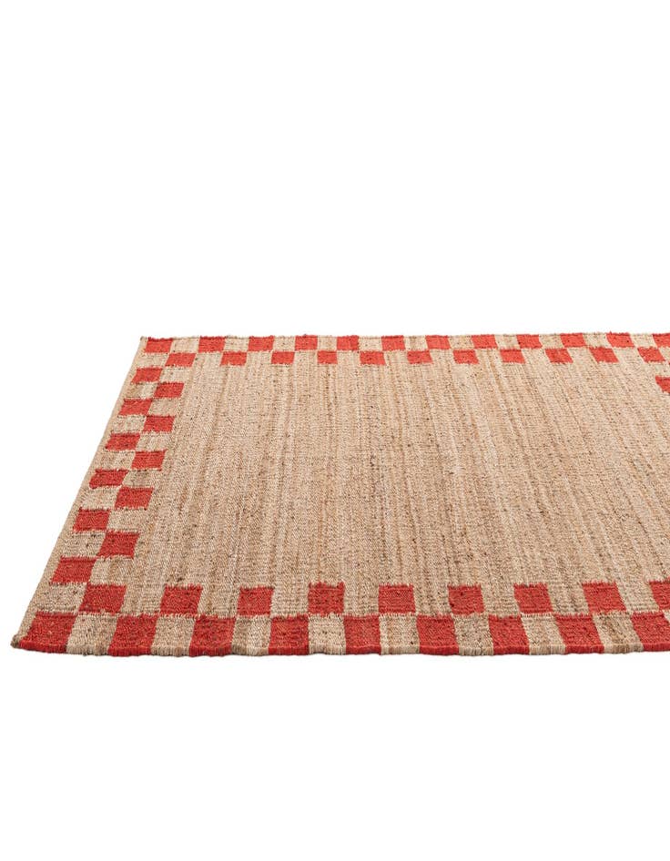 Detail image of 5' 2 x 8' 1 Handmade Braided Jute Rug