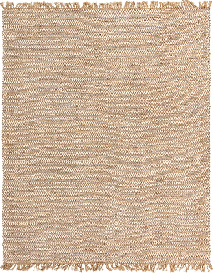 Detail image of  9' x 12' 2  Hand Woven Braided Jute Rug