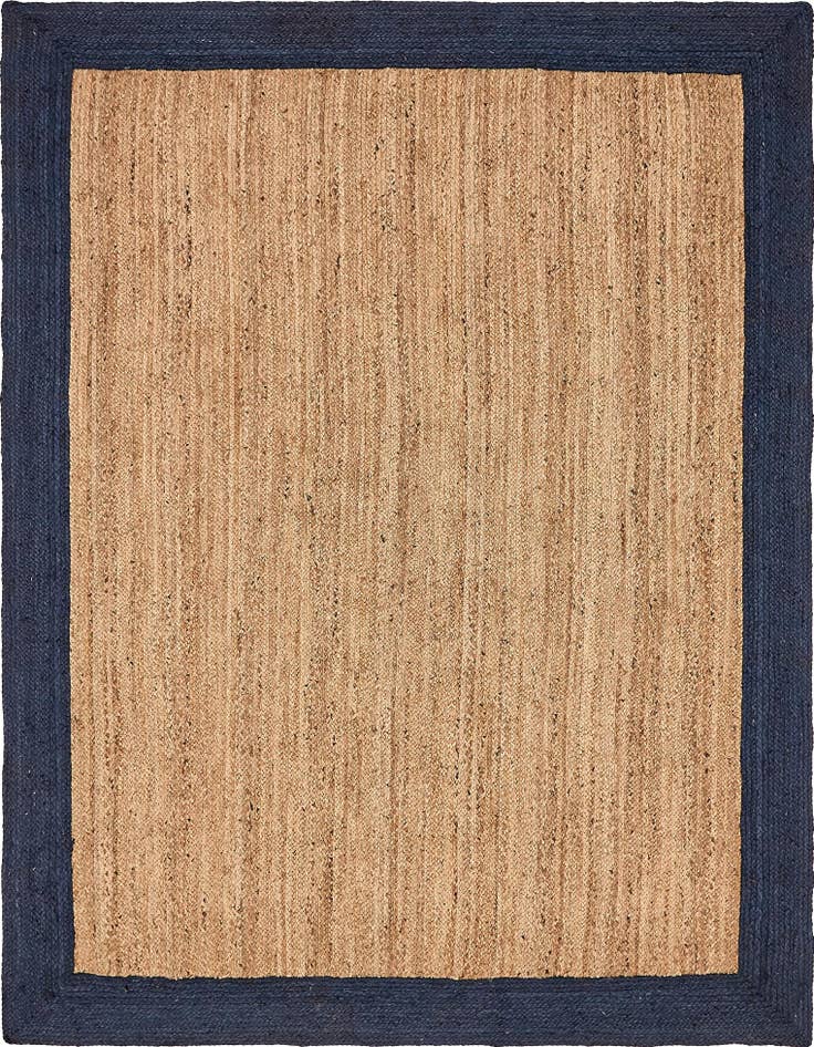 Detail image of 8' x 10' Handmade Braided Jute Rug