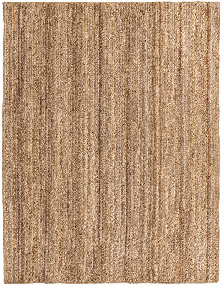 Detail image of  7' 1 x 10'  Hand Braided Jute Rug