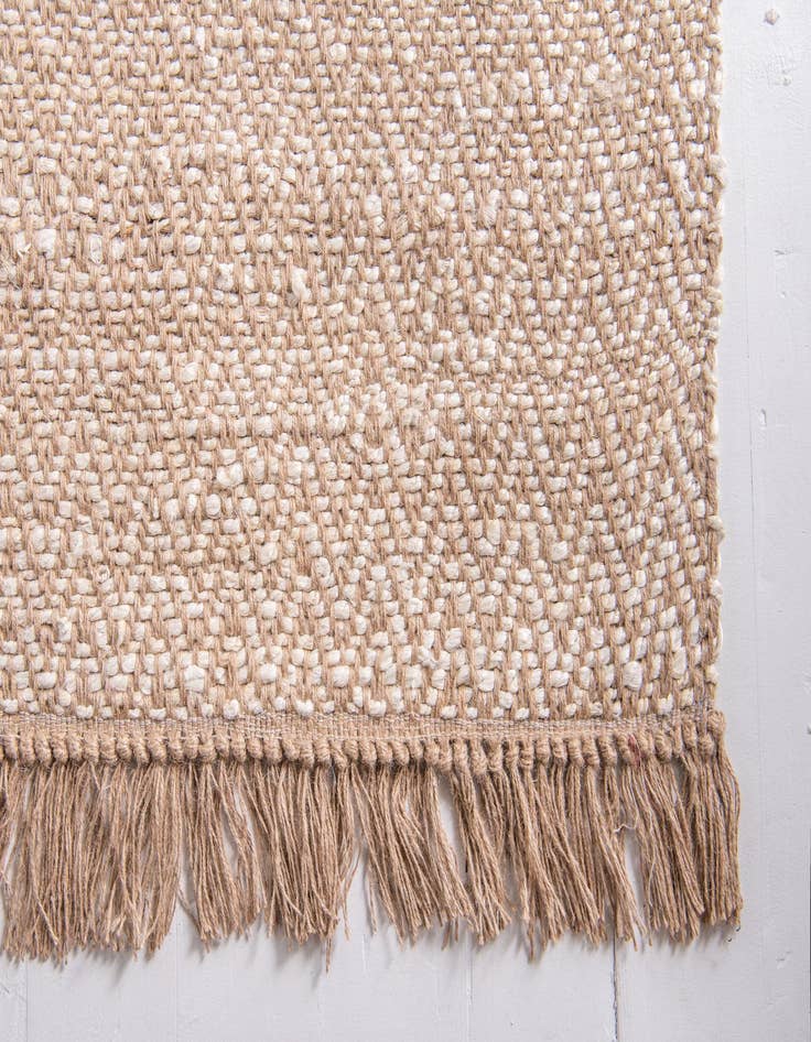 Detail image of  9' x 12'  Hand Woven Braided Jute Rug