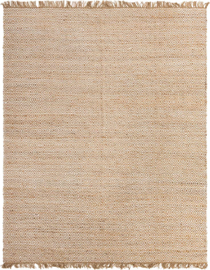 Detail image of  10' x 14' 1  Hand Woven Braided Jute Rug