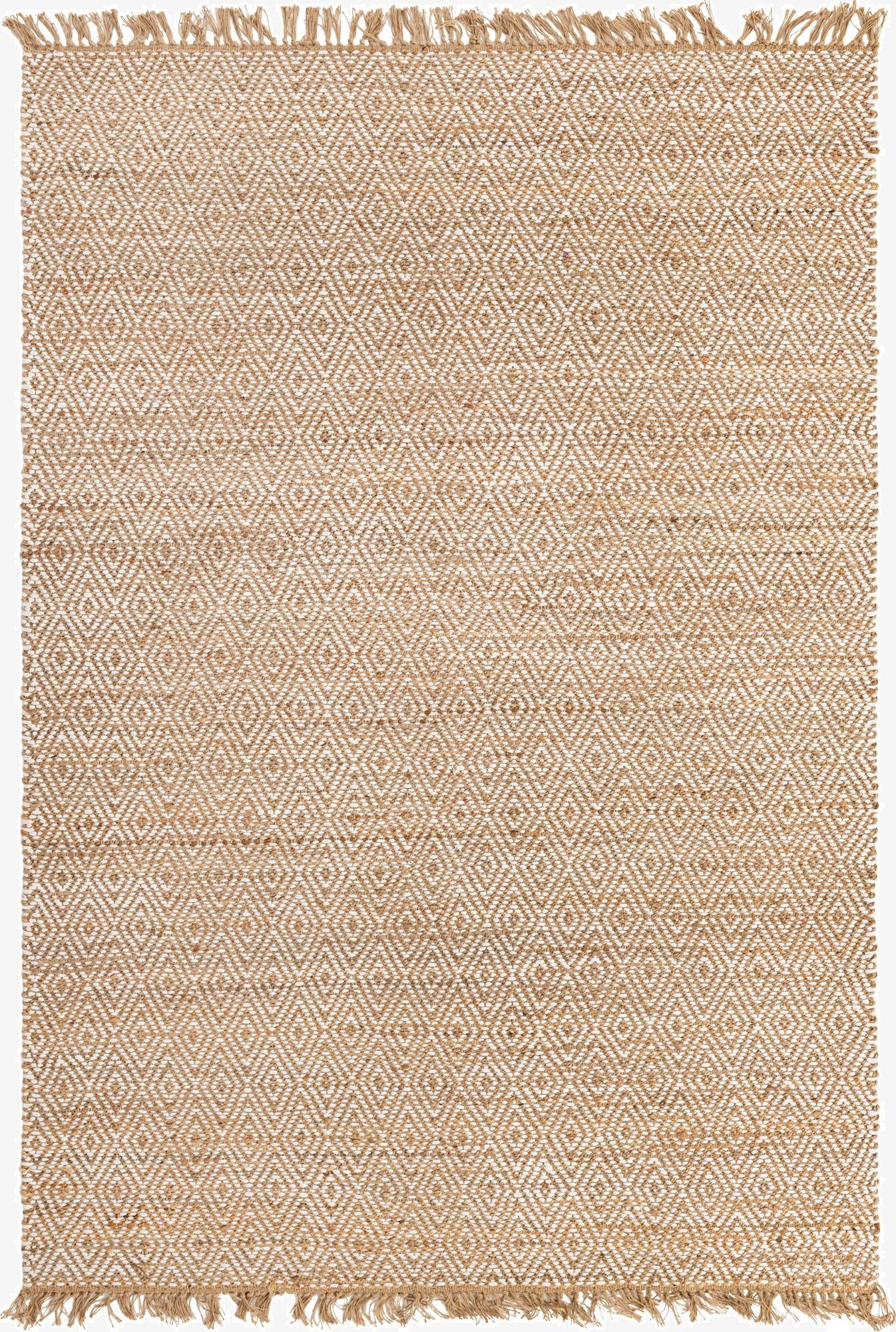  7' 1 x 10'  Hand Woven Braided Jute Rug
