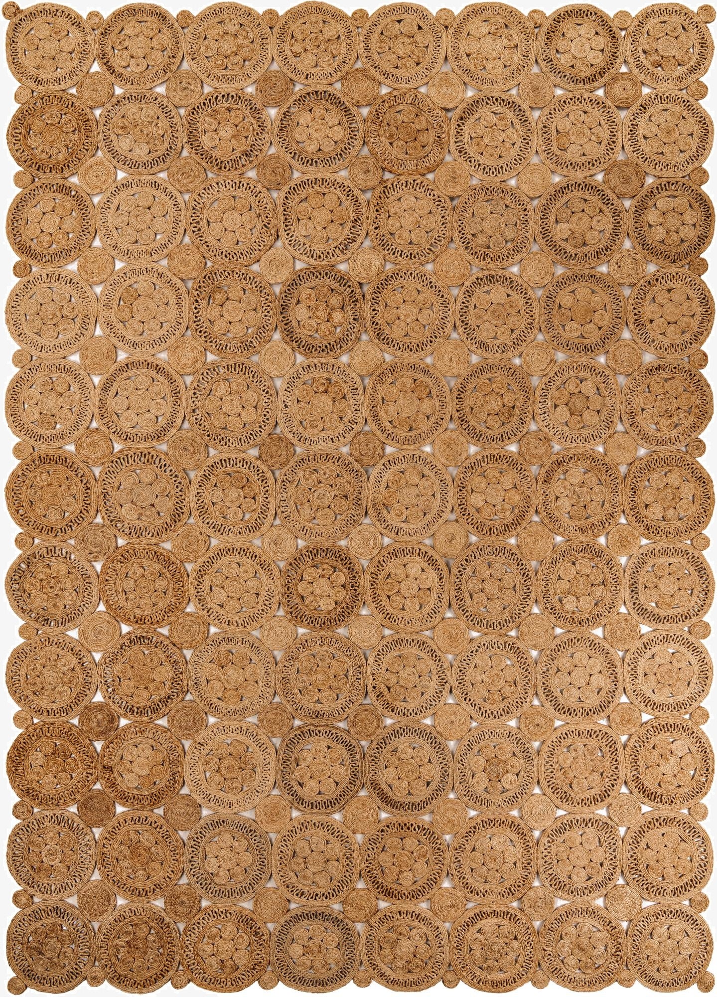  9' x 12'  Hand Braided Jute Rug