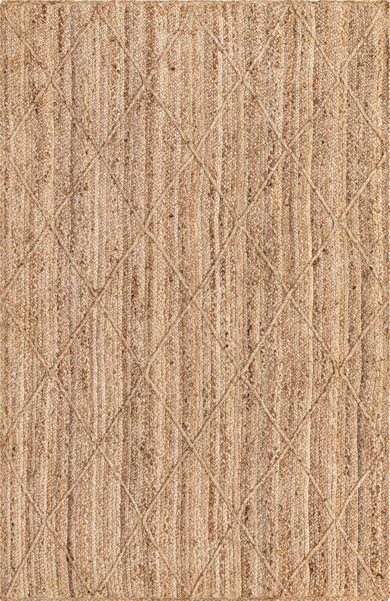  5' 1 x 8'  Hand Braided Jute Rug