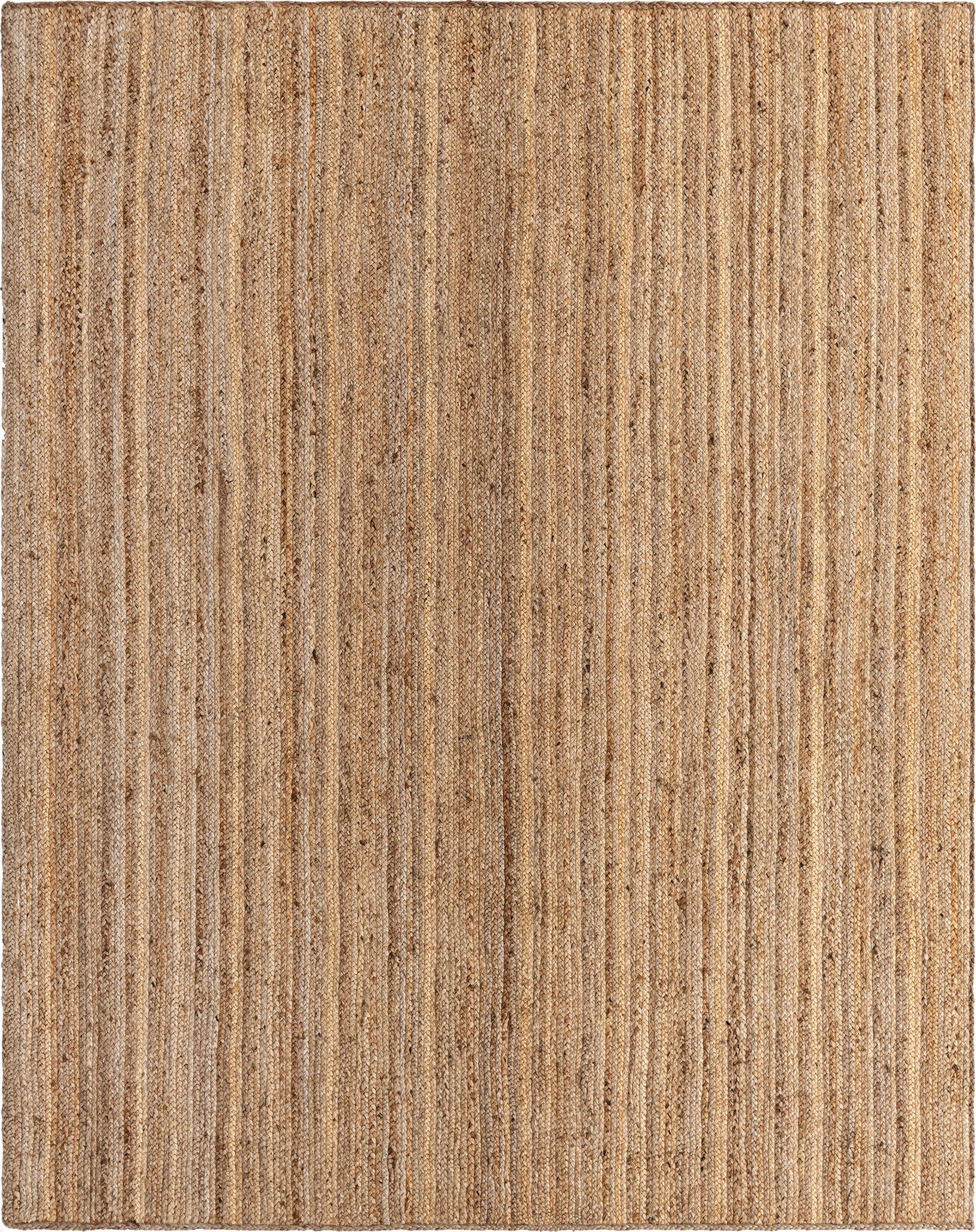  8' x 10'  Hand Braided Jute Rug