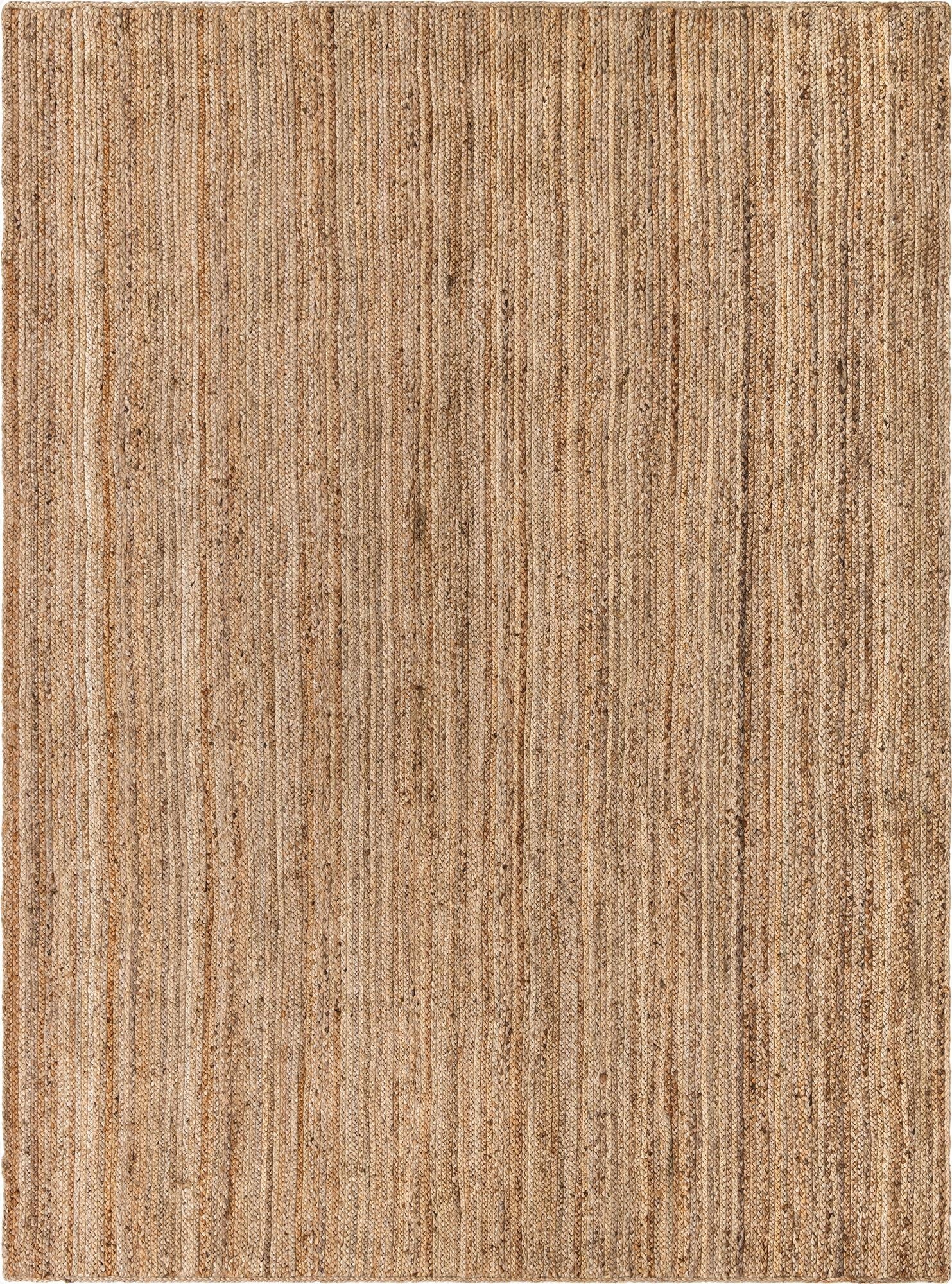  8' x 11'  Hand Braided Jute Rug