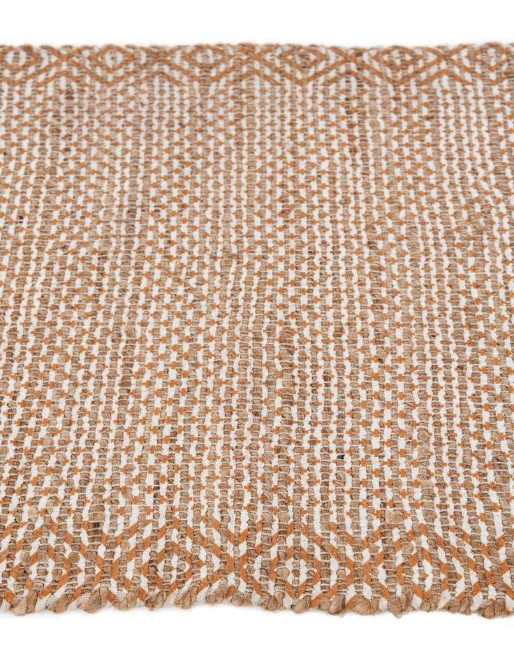 Detail image of  2' 1 x 3' 1  Hand Woven Chenille Jute Rug