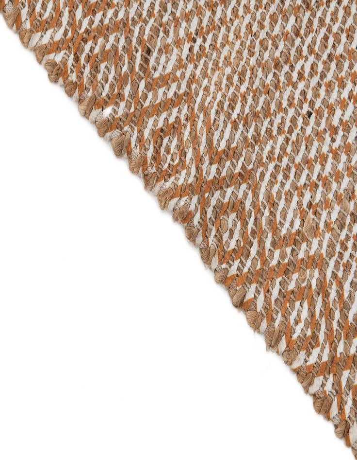 Detail image of  2' 1 x 3' 1  Hand Woven Chenille Jute Rug