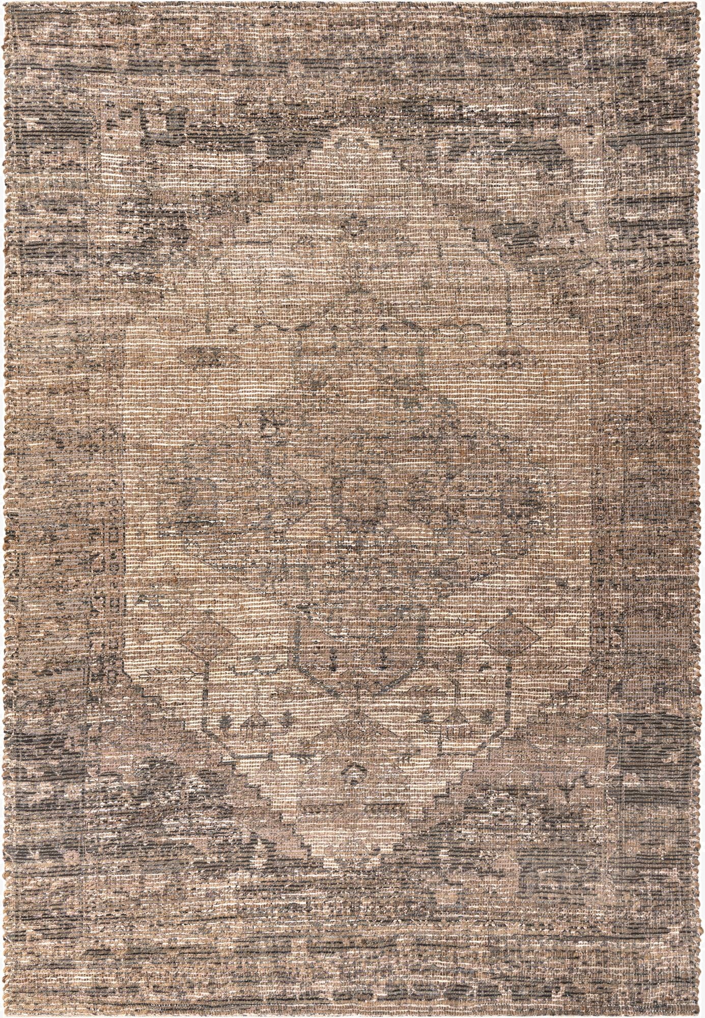  6' 1 x 9'  Hand Woven Chenille Jute Rug