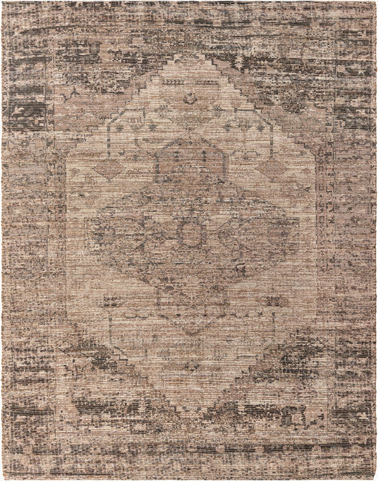  7' 10 x 10'  Hand Woven Chenille Jute Rug