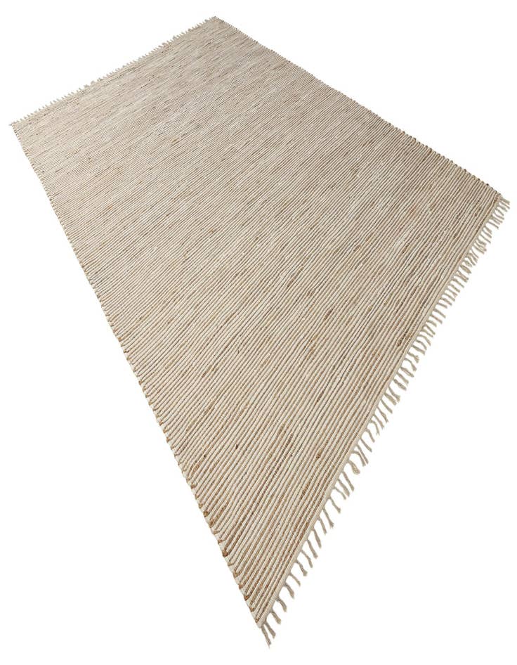 Detail image of  9' x 12'  Hand Woven Chindi Jute Rug