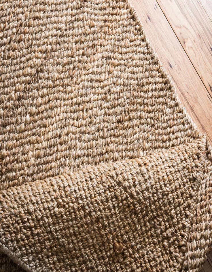 Detail image of  9' x 12' 2  Hand Woven Chunky Jute Rug