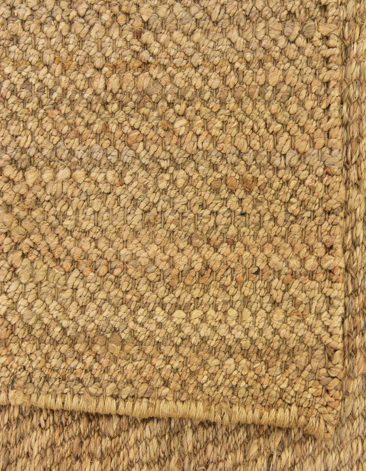 Detail image of  5' 1 x 8'  Hand Woven Chunky Jute Rug