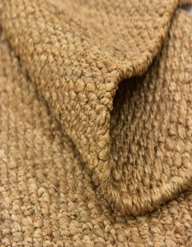 Detail image of  5' 1 x 8'  Hand Woven Chunky Jute Rug