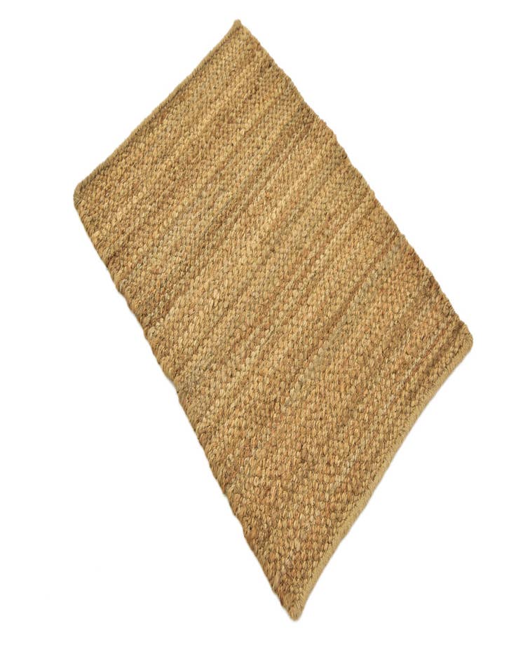 Detail image of  2' x 3' 1  Hand Woven Chunky Jute Rug