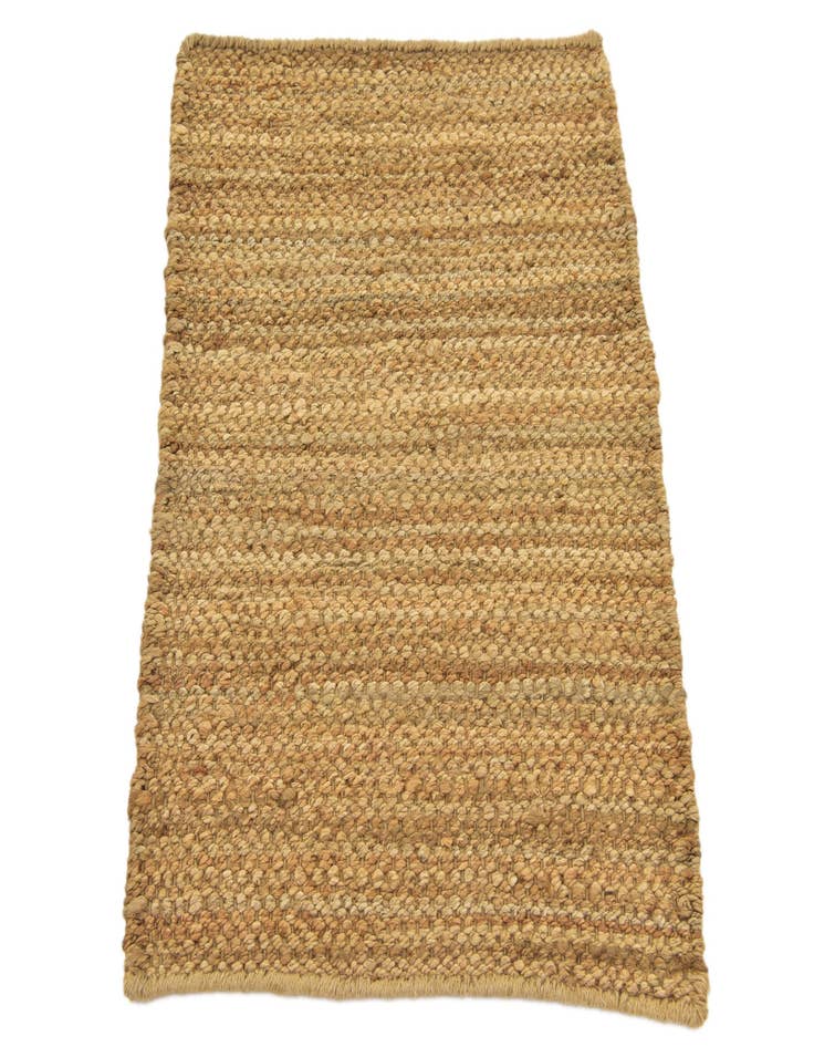 Detail image of  2' x 3' 1  Hand Woven Chunky Jute Rug