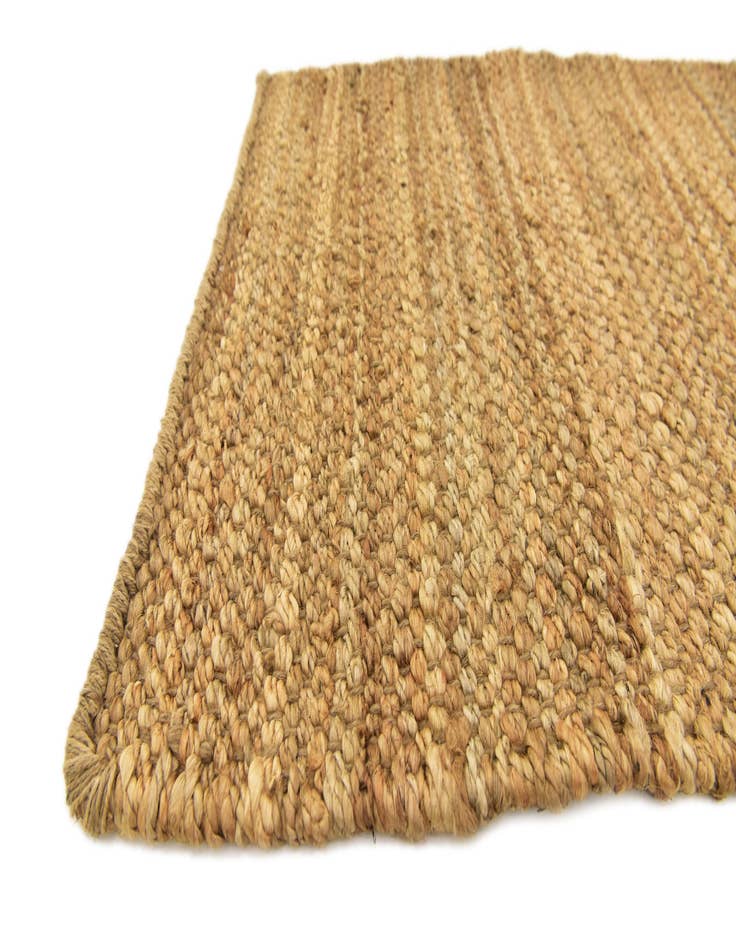 Detail image of  2' x 3' 1  Hand Woven Chunky Jute Rug