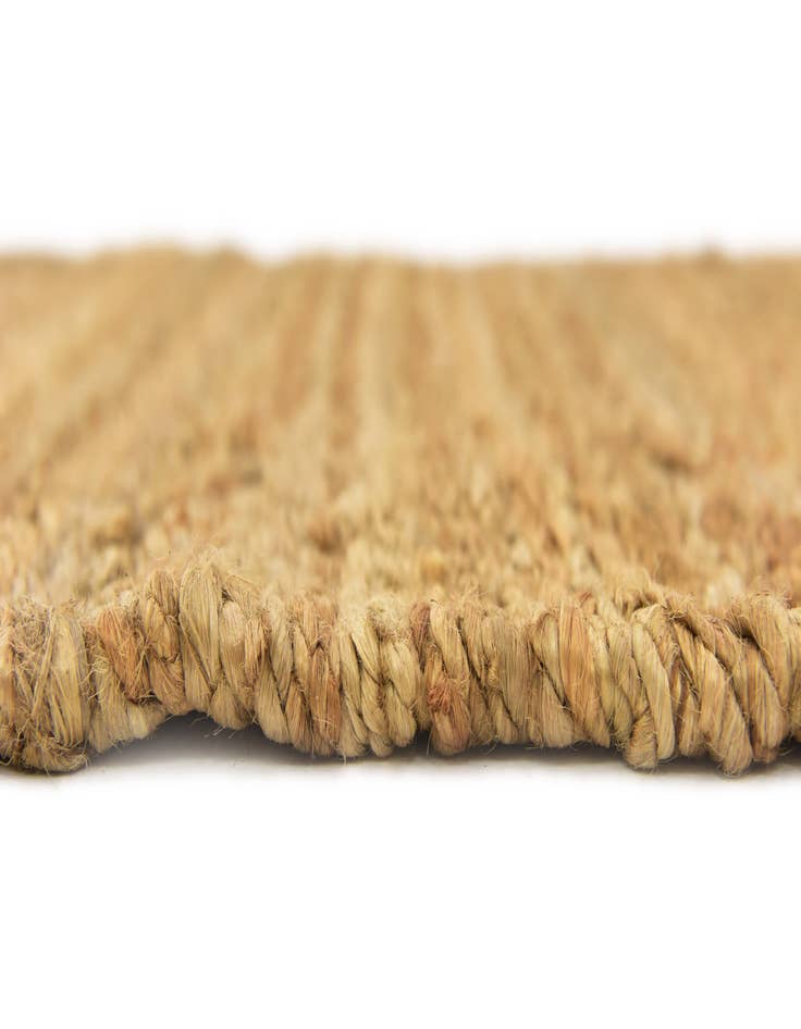 Detail image of  2' x 3' 1  Hand Woven Chunky Jute Rug