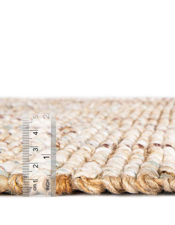 Natural 2' x 3' 1 Hand Woven Chunky Jute Rug | Rugs.com