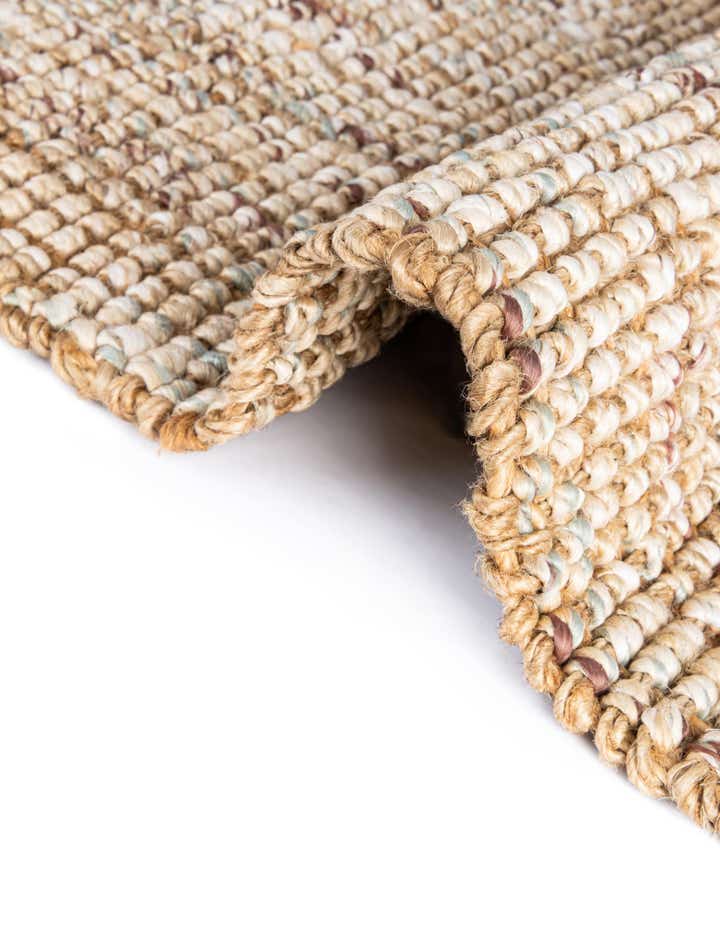 Natural 2' x 3' 1 Hand Woven Chunky Jute Rug | Rugs.com