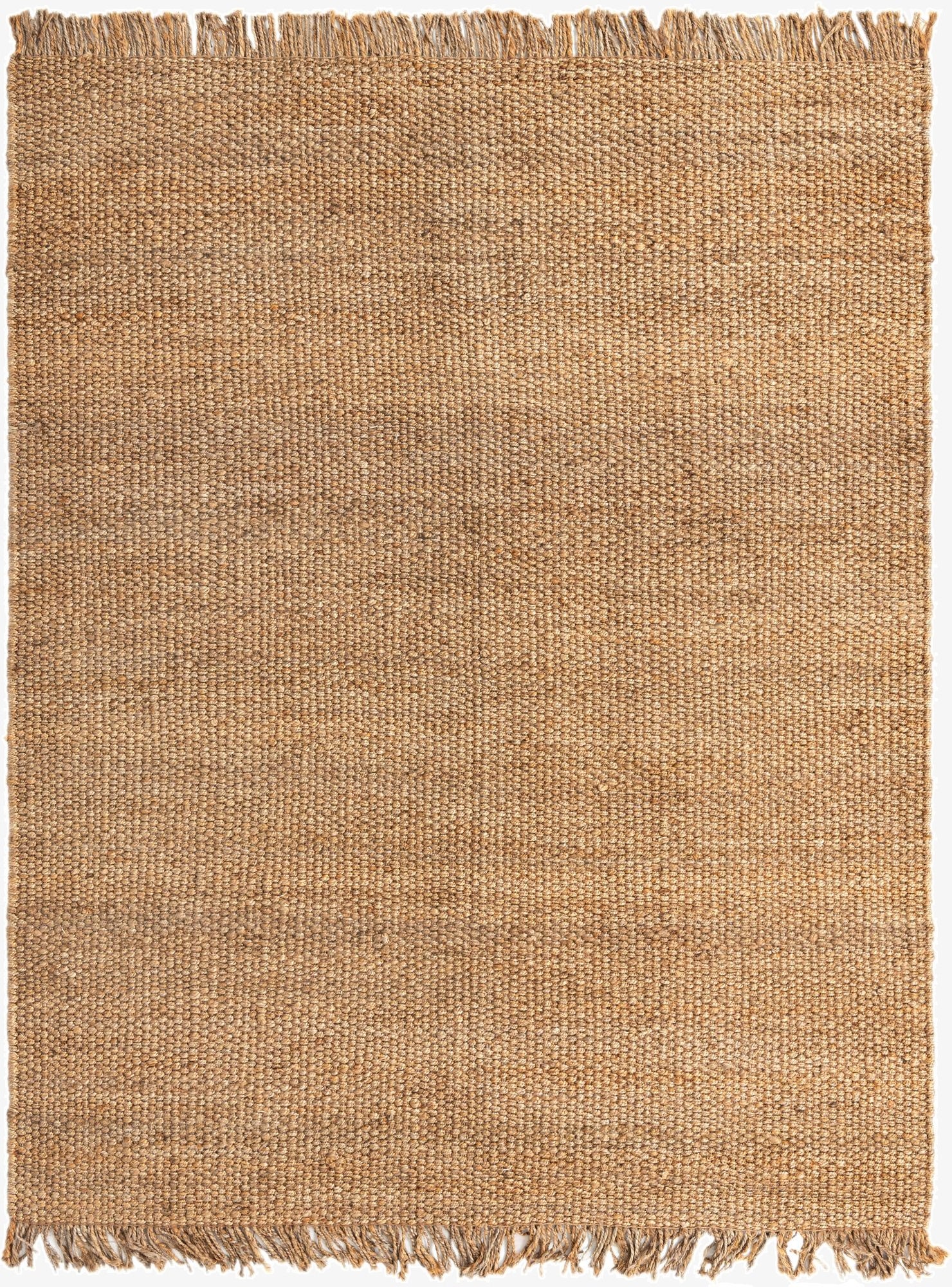 Primary image  8' x 10'  Hand Woven Chunky Jute Rug