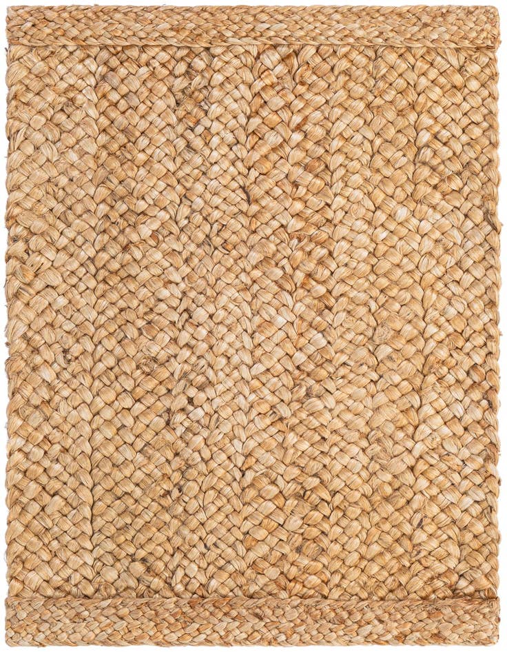 Detail image of  2' x 3' 1  Hand Heirloom Braided Jute Rug