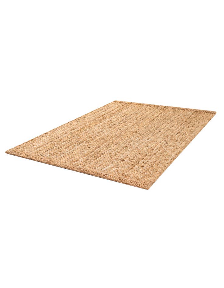 Detail image of  4' 1 x 6' 1  Hand Heirloom Braided Jute Rug