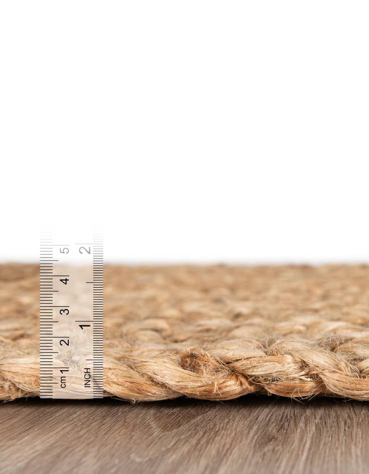 Detail image of  8' x 11' 4  Hand Heirloom Braided Jute Rug