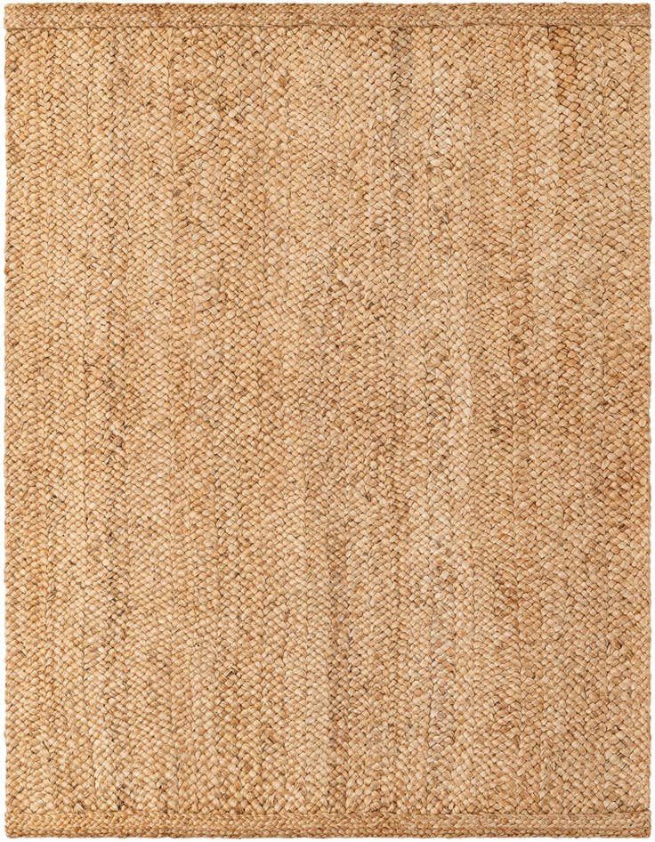 Detail image of  5' 1 x 8'  Hand Heirloom Braided Jute Rug