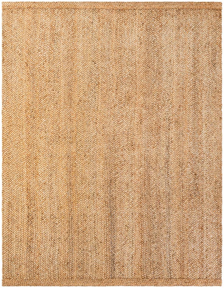 Detail image of  7' 1 x 10'  Hand Heirloom Braided Jute Rug