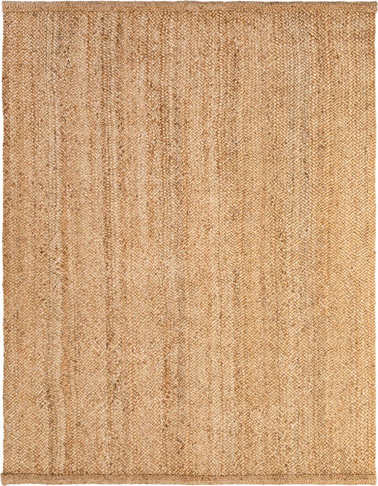 Detail image of  8' x 11' 4  Hand Heirloom Braided Jute Rug