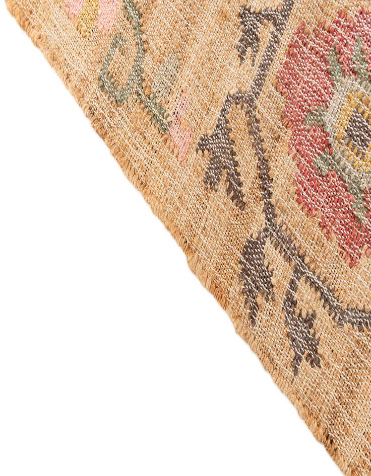 Detail image of  4' 1 x 5' 11  Hand Woven Kala Handwoven Jute Rug