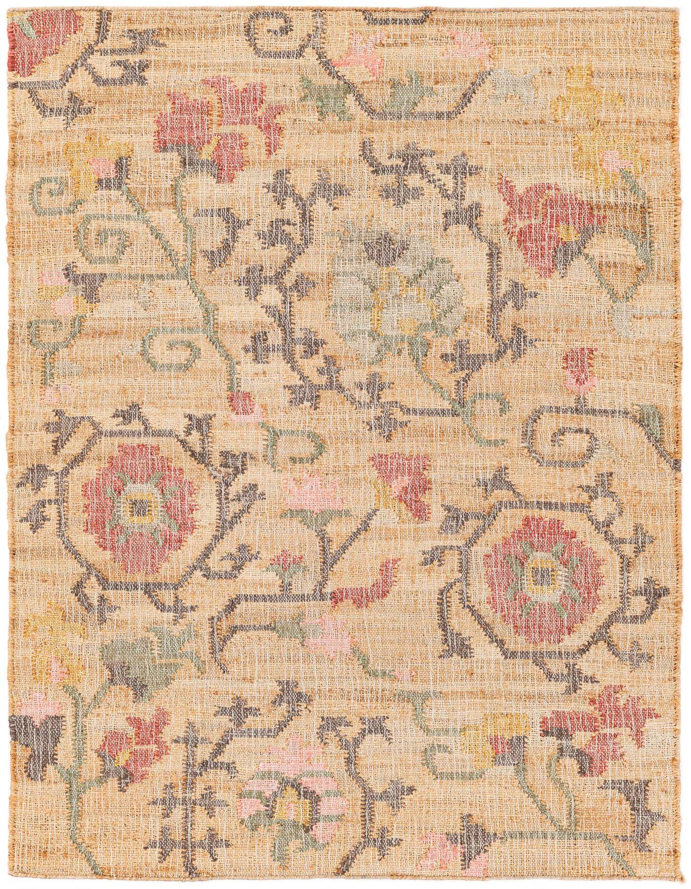 Primary image  4' 1 x 5' 11  Hand Woven Kala Handwoven Jute Rug