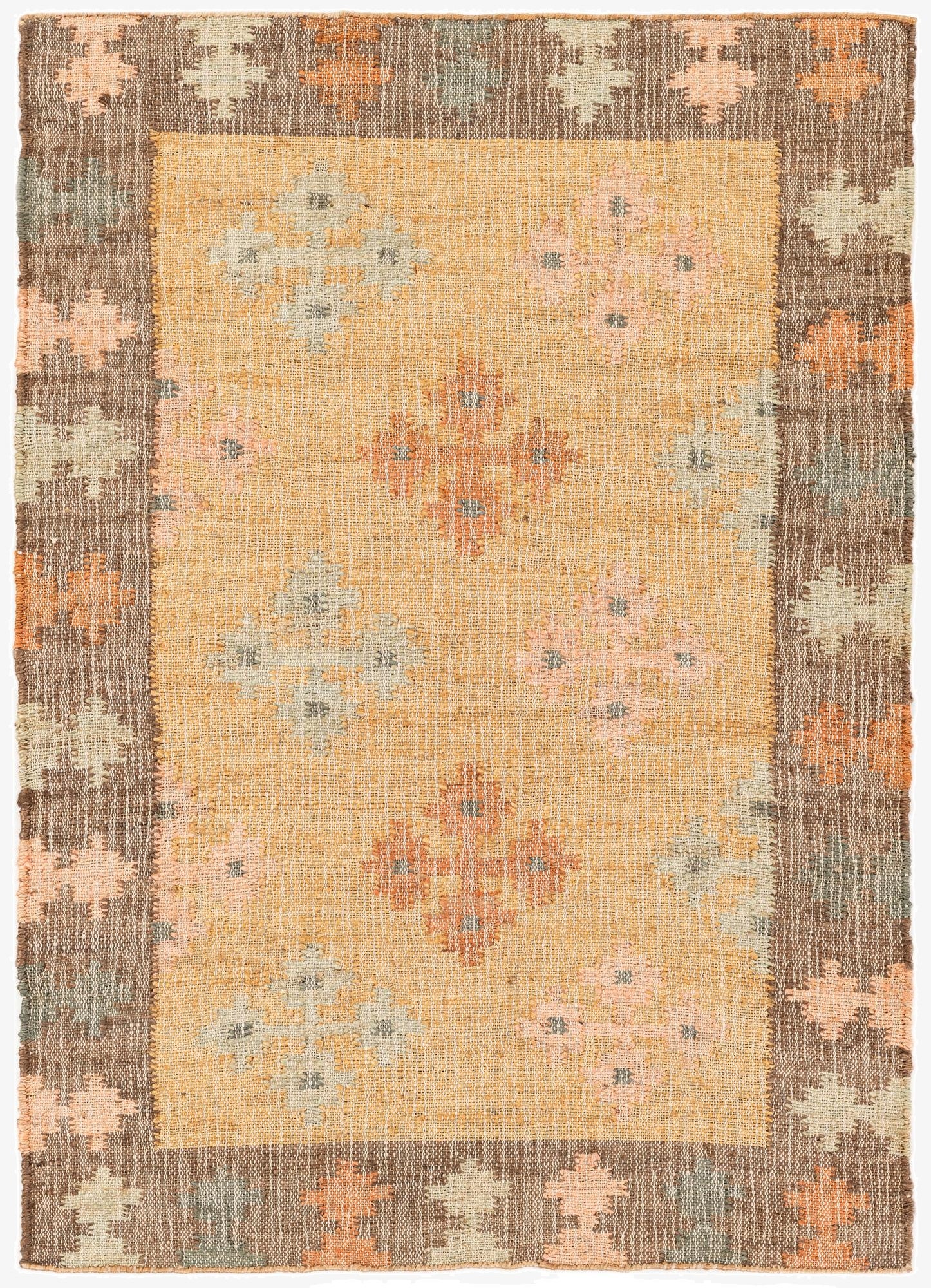 4' x 5' 9  Hand Woven Kala Handwoven Jute Rug